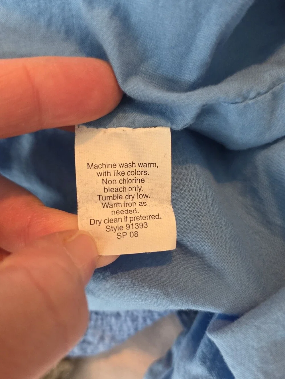 J. Crew Cotton Blue Dress Cottagecore Casual Twee